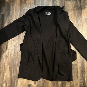 Women’s Dress Coat with pockets & waist tie Size Large